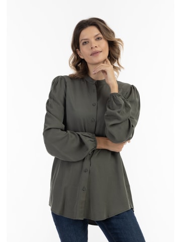 usha BLUE LABEL Damen Bluse in Oliv