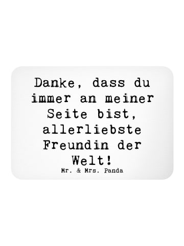 Mr. & Mrs. Panda zettelhalter Spruch Beste Freundin mit Spruch in Weiß