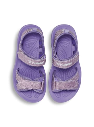 Hummel Hummel Klettverschluss Sandale Sandal Glitter Lebensstil Mädchen in VIOLET TULIP