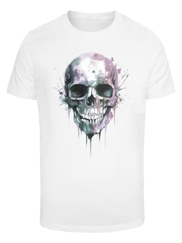Mister Tee Mister Tee Colorful Skull Tee in white