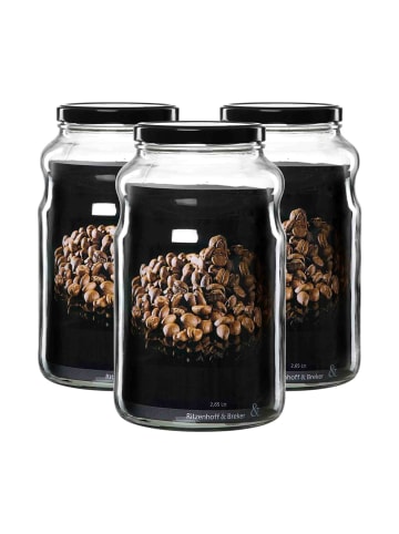 Ritzenhoff & Breker 3er Set Vorratsgläser Mara 2,65 l transparent in transparent