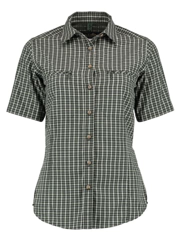 Tom Collins Bluse Punap in dunkelgrün