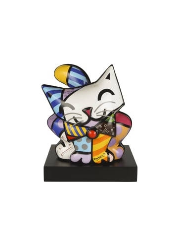 Goebel Figur " Romero Britto Blue Cat " in Britto - Blue Cat