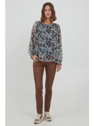 Fransa Langarmbluse FRDAJAPLISSE 1 Blouse - 20609985  Langarmbluse mit Rundhalsausschnitt in Bunt
