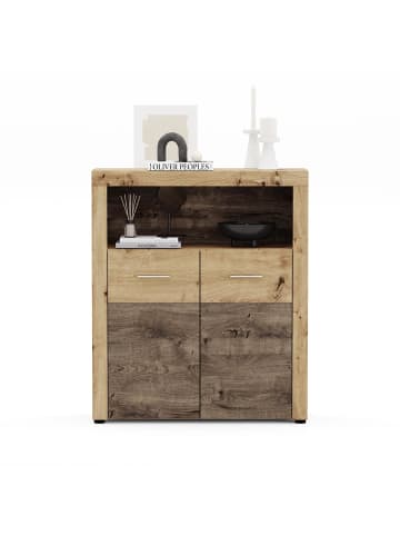 ebuy24 Sideboard Fly Eiche 100 x 34 cm