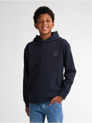 Petrol Industries Rückenprint Hoodie Rainier in Blau