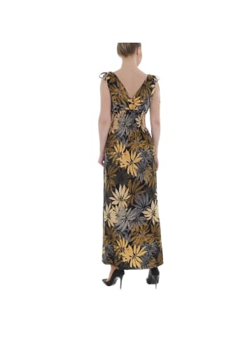 Ital-Design Kleid in Gelb und Schwarz
