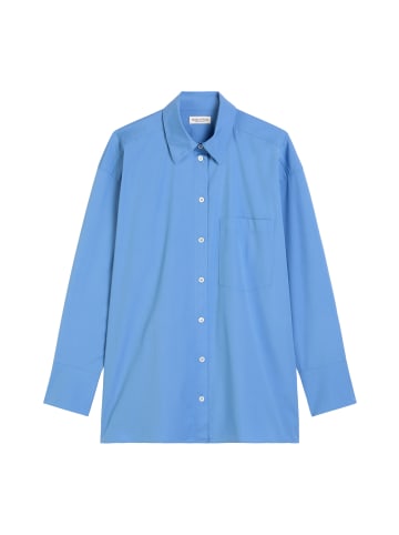 Marc O'Polo Boyfriend Hemdbluse O-Shape in Cloudless Blue