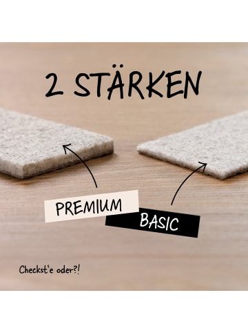 Wecon Home Teppichunterlage RugPad Basic in hellgrau