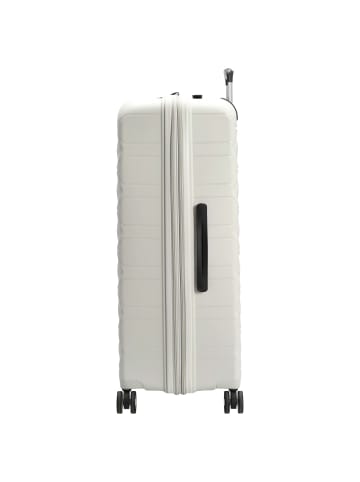 D&N Travel Line 4700+ - 4-Rollen-Trolley L 78 cm erw. (schwarz) in cream white