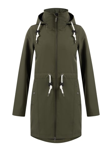 ICEBOUND Damen Softshellmantel in Dunkeloliv