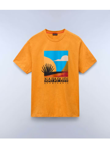 Napapijri T-Shirt "S-Arbia Ss" in Orange