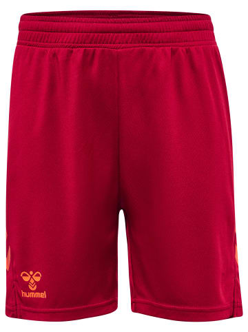 Hummel Hummel Shorts Hmlongrid Multisport Unisex Kinder Atmungsaktiv Feuchtigkeitsabsorbierenden Leichte Design in RHUBARB/NASTURTIUM