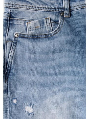 Street One Jeans in light blue destroy wash