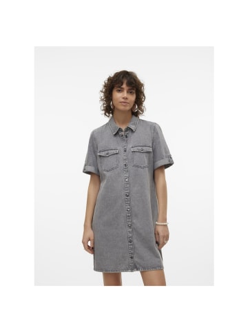 Vero Moda Kleid in Medium Grey Denim
