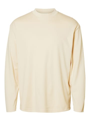 Selected Langarmshirt für Damen in weiß