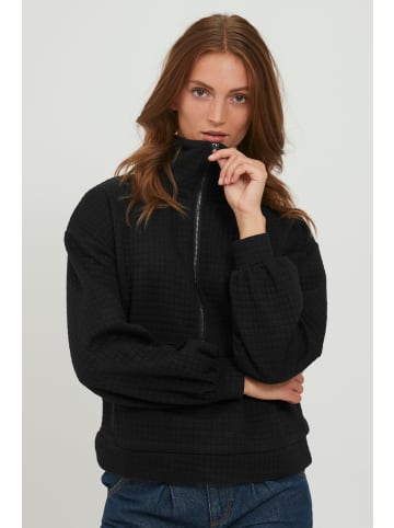 b.young Sweater BYULISA - 20810527  Moderner Sweater mit Strukturmuster in black denim
