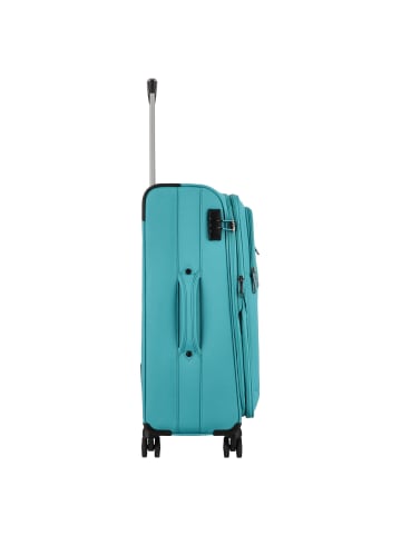 D&N Travel Line 6804 4-Rollen Kofferset 3tlg. petrol
