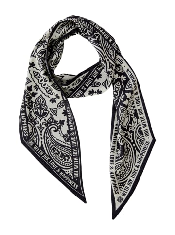 Oui Schal in white black