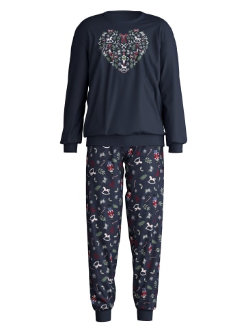 Calida Pyjama in saphir blue