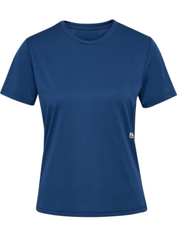 Hummel T-Shirt "Pulse Workout W T-Shirt S/S" in Blau