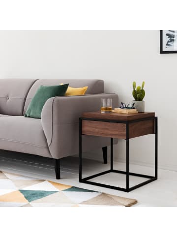 home24 Beistelltisch Rizzo in Braun