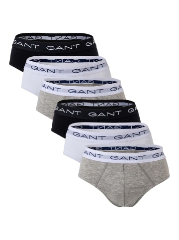 Gant Slip 6er Pack in Grau