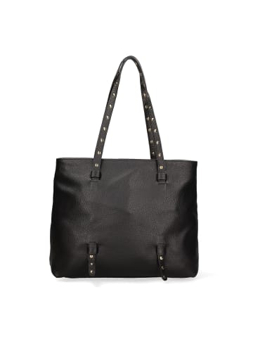 John Richmond Umhängetasche in BLACK AND GOLD