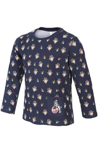 Fußballverein 1. FC Köln Shirt "Baby Longsleeve Steinkopfstraße" in Blau