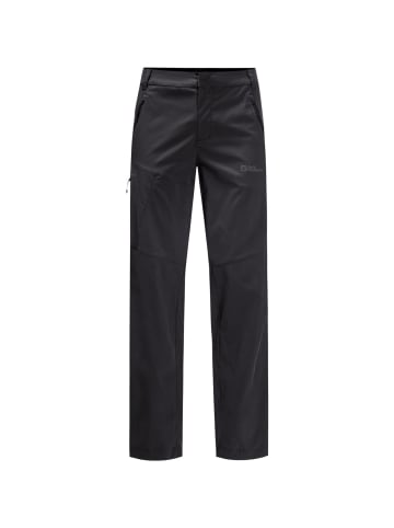 Jack Wolfskin Softshell-Funktionshose/Wanderhose GLASTAL PANTS M in Schwarz