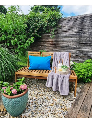 JACK 2er Set Outdoor Kissenhülle 40x60cm Uni in Meerblau