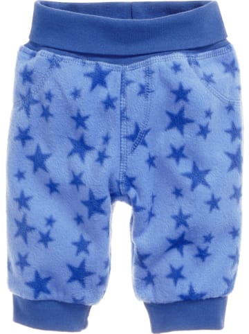 Schnizler Kinder Pumphose "Pumphose Fleece Sterne mit Strickbund" in Blau