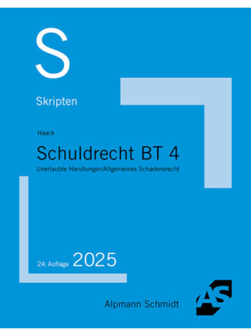 Alpmann und Schmidt Verlag Buch - Skript Schuldrecht BT 4