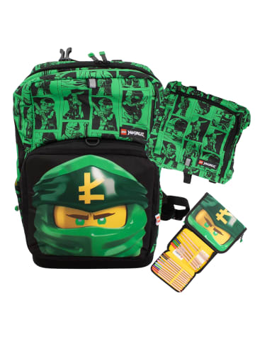 LEGO Schulranzen Ninjago 3-in-1-Set in Grün
