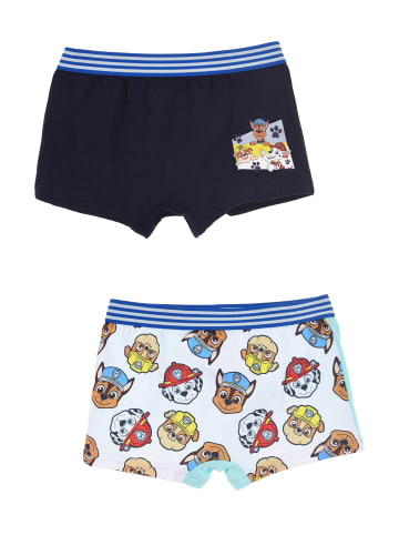 Paw Patrol 2er-Set: Boxershorts Unterhosen Chase, Marshall und Rubble in Mehrfarbig