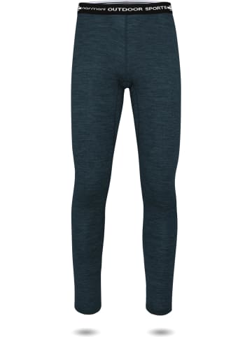 Normani Outdoor Sports Kinder Merino Unterhose Mackay in Petrol