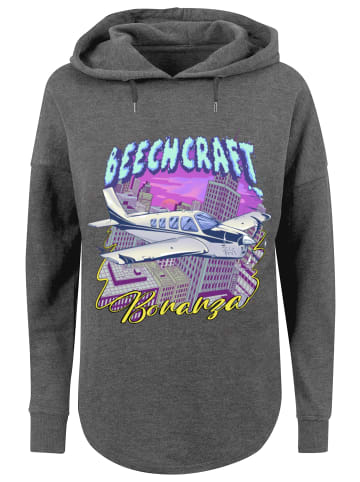 F4NT4STIC Oversized Hoodie Beech Skyline in charcoal