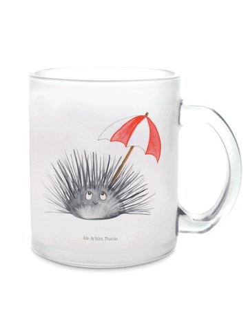Mr. & Mrs. Panda Becher Seeigel ohne Spruch in Transparent