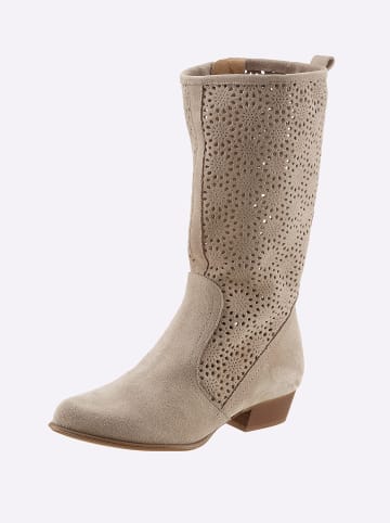 Heine Stiefel in taupe