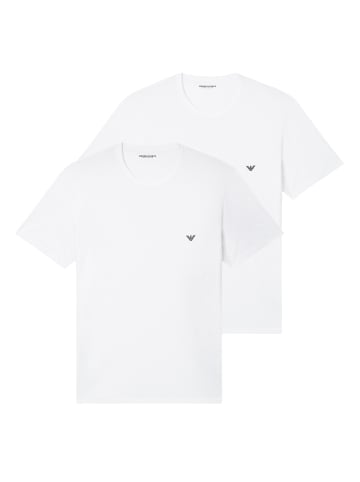 Emporio Armani 2er Pack T-Shirt in Weiß