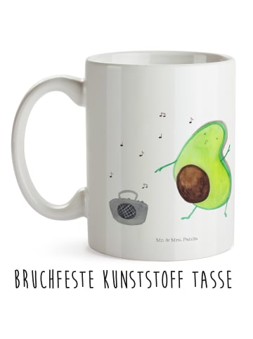 Mr. & Mrs. Panda Trinkbecher Avocado Tanzen ohne Spruch in Weiß