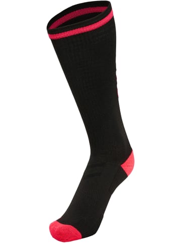 Hummel Hummel High Indoor Socken Elite Multisport Erwachsene Schnelltrocknend in BLACK/DIVA PINK