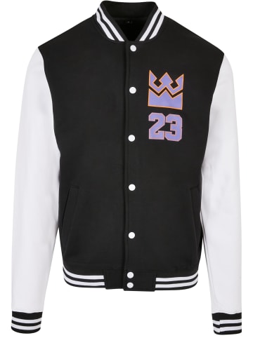 Mister Tee College Jackets in blk/wht