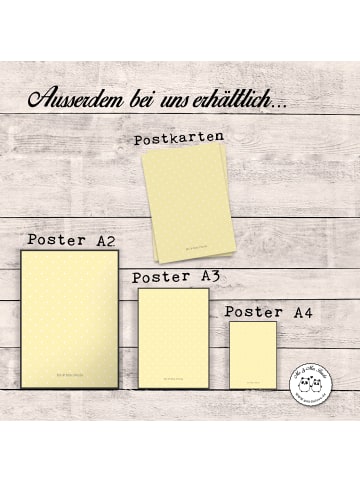 Mr. & Mrs. Panda Print Waldtiere Picknick ohne Spruch in Gelb Pastell