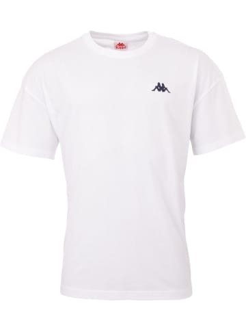 Kappa T-Shirt "T-Shirt" in Weiß