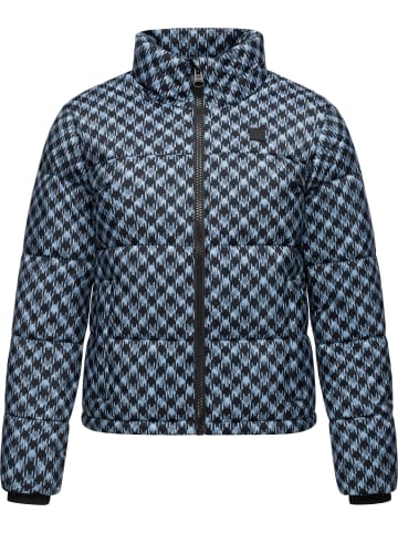 ragwear Winterjacke Serah Print in Cloud
