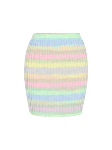 myMo Women Skirt in lime multicolor