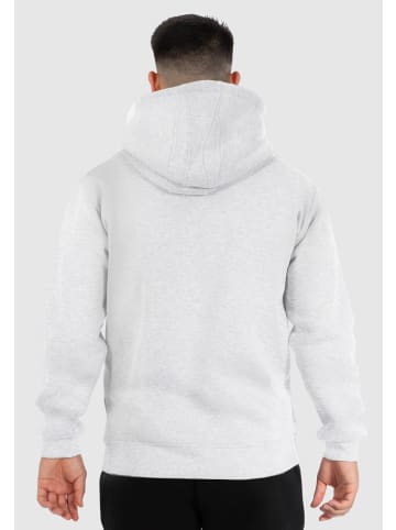 SMILODOX Hoodie Ren in Grau Melange