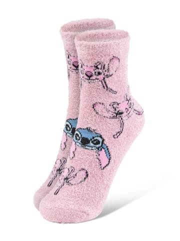 Lilo & Stitch Lilo & Stitch 3D ABS Kuschelsocken Stoppersocken Socken (2er Pack) in Mehrfarbig
