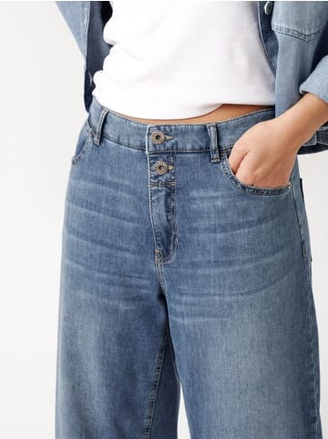 Rosner Jeans Mara Tapered Detail in medium stone